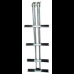 Scalette Telescopiche SCALETTA INOX 4 GRADINI MM.440X350