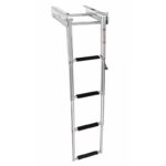 Scalette Telescopiche SCALETTA INOX GRADINO NERO