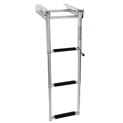 Scalette Telescopiche SCALETTA INOX A SCOMP. GRADINO NERO