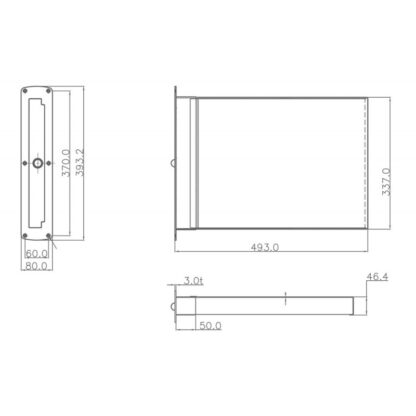 Scalette Telescopiche SCALETTA  INOX AD INCASSO 4 GRADINI - immagine 2