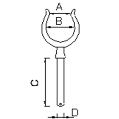 FORESTI Scalmi SCALMO OTTONE Ø MM.14 - immagine 2