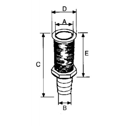 CEREDI Scarichi e Ombrinali in Nylon SCARICO A MARE NYLON C/PTG - immagine 2