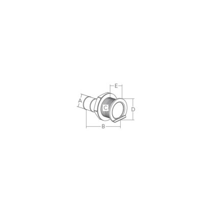 MARINE TOWN Scarichi e Ombrinali in Ottone,Inox SCARICO PVC/INOX Ø MM. 52 - immagine 2