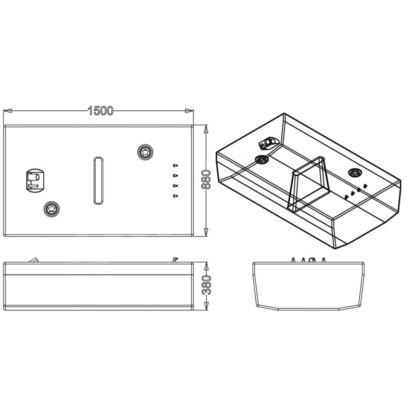 SIC DIVISIONE ELETTRONICA Serbatoi Carburante Grandi Capacita SERBATOIO CARBURANTE LT.450