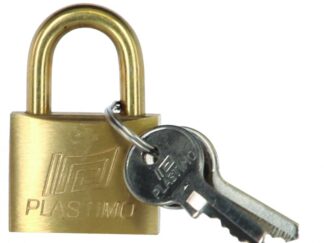 PLASTIMO Lucchetti SET 3 LUCCHETTI OTTONE 30MM 1 CHIAV