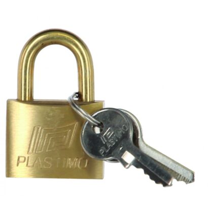 PLASTIMO Lucchetti SET 3 LUCCHETTI OTTONE 30MM 1 CHIAV