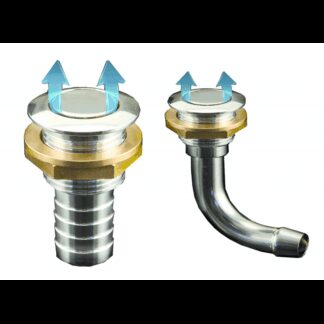 Sfiati in Ottone SFIATO INCASSO CURVO PG. Ø MM.16