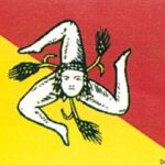 Bandiera Sicilia 30 x 45 cm 35.427.02 Osculati