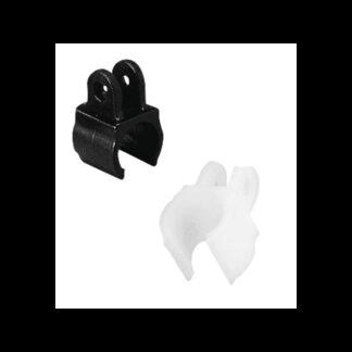 NUOVA RADE Accessori per Capottine SUPPORTO A FORCELLA BIANCO PER TUBO