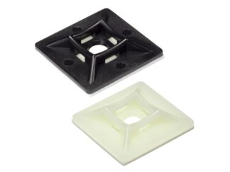 CROSSEVEN Fascette Nylon, Supporti a Sella SUPPORTO ADESIVO BIANCO