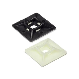 CROSSEVEN Fascette Nylon, Supporti a Sella SUPPORTO ADESIVO BIANCO