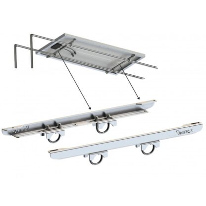 UNITECK Pannelli Fotovoltaici DOPPIO SUPPORTO PER PANNELLO 150W