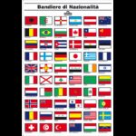 ERREGRAFICA Tabelle e Bandiere Adesive TABELLA BANDIERE NAZION. CM.16X24