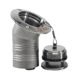 MARINE TOWN Tappi imbarco in Acciaio Inox TAPPO INOX 316 FUEL INCLINATO