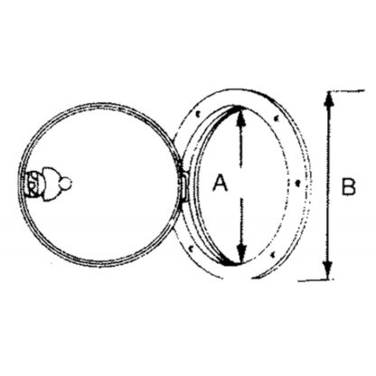 CAN SB Tappi Ispezione TAPPO ISPEZIONE BIANCO Ø EST.MM.265 - immagine 2