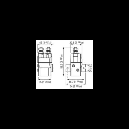 QUICK Accessori per Verricelli Quick TELERUTTORE 2 TERMINALI 24V - immagine 2