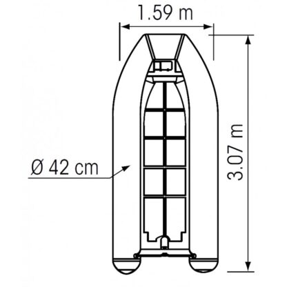 PLASTIMO Tender TENDER YACHT ALLUMINIO 3,4 MT