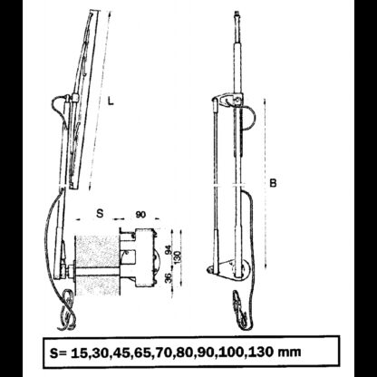 ANCOR Tergicristalli TERGICRISTALLO W 600 24 V. - immagine 2