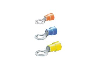CROSSEVEN Faston, Capicorda, Terminali TERMINALE OCCHIELLO MM 8 BLU 10 PZ