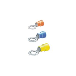 CROSSEVEN Faston, Capicorda, Terminali TERMINALE OCCHIEL. MM10 GIALLO 100P