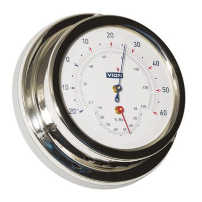 FORESTI Acciaio Inox TERMOIGROMETRO INOX Ø MM.127