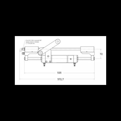 MAVI MARE Timonerie Idrauliche Mavimare TIMONERIA IDR. GF300BHD UNIVERSALE - immagine 2