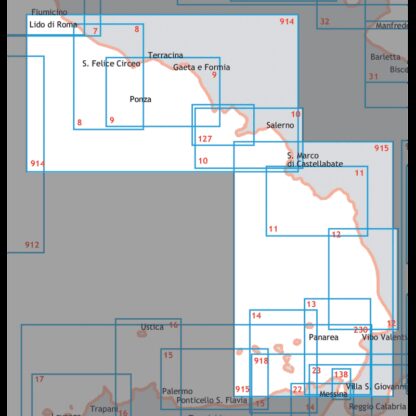 ISTITUTO IDROGRAFICO Carte Nautiche e Portolani DA FIUMICINO A PUNTA LICOSA - immagine 2