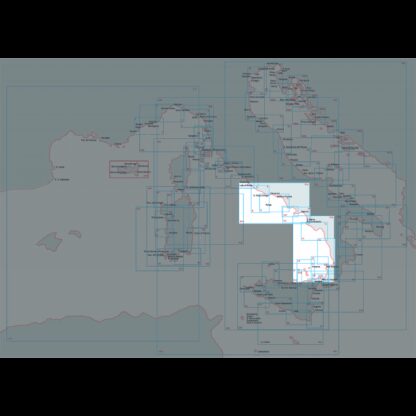 ISTITUTO IDROGRAFICO Carte Nautiche e Portolani DA FIUMICINO A PUNTA LICOSA