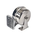 MARCO Segnalatori Acustici TROMBA SINGOLA CROMATA 12V.