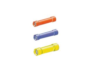 CROSSEVEN Faston, Capicorda, Terminali TUBETTO DI GIUNZIONE GIALLO 100 PZ