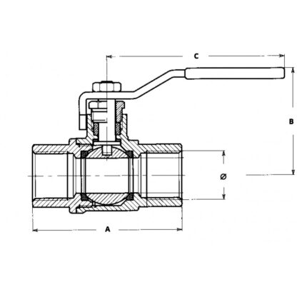 U.K SUMAR MARINE EQUIPMENT CO.,LIMI Valvole VALVOLA INOX 1' - immagine 2