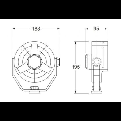 HELLA MARINE Elettrodomestici, Ventilatori VENTILATORE BIANCO 12V - immagine 2