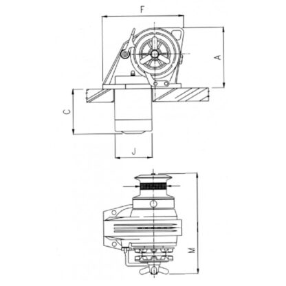 LOFRANS Verricelli Lofrans' COBRA 1000W. 12V. MM.6 - immagine 2