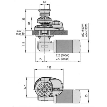 LOFRANS Verricelli Lofrans' X1 500W 12V. C/CAMPANA mm. 6 - immagine 2