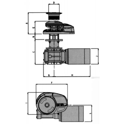 LOFRANS Verricelli Lofrans' X2 ALLUMINIO BASSO 1500W.12V.  MM.8 - immagine 2