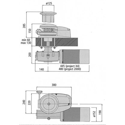 LOFRANS Verricelli Lofrans' X4 2300W 24V. C/CAMPANA MM. 10 - immagine 2