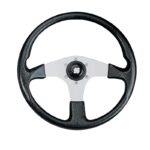 ULTRAFLEX Ruote Timoni e Volanti RUOTA TIMONE NERA Ø MM. 350