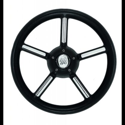 ULTRAFLEX Ruote Timoni e Volanti RUOTA TIMONE V56 NERA Ø MM.350