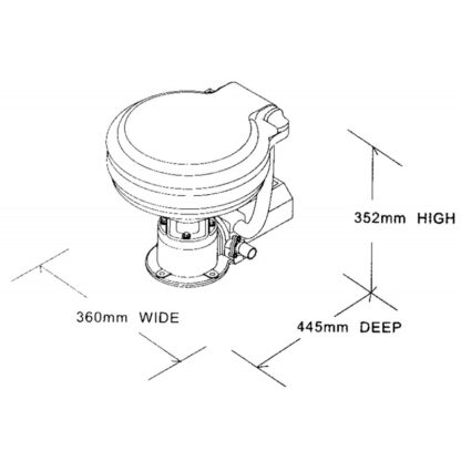 Wc Marini WC ELETTRICO TMC 12V. - immagine 2