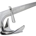 Ancora inox Trefoil 10 Kg con piastra 01.120.10 Osculati