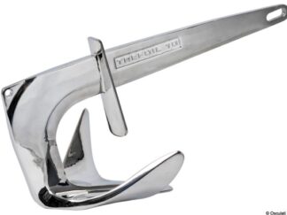 Ancora inox Trefoil 15 Kg con piastra 01.120.15 Osculati