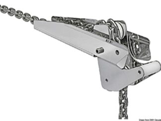 Musone a ribalta leggero Compact 400 mm 01.333.11 Osculati