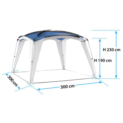 Gazebo Medusa II 3X3 Brunner GAZEBI OUTDOOR - immagine 4