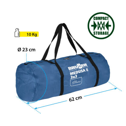 Gazebo Medusa II 3X3 Brunner GAZEBI OUTDOOR - immagine 7