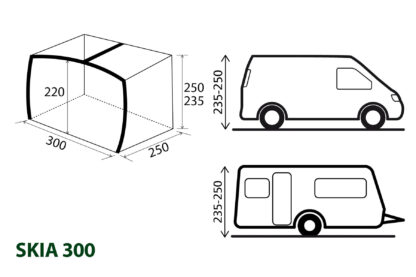 Tendalino Skia 300 Brunner A.I.R. TECH SUN CANOPIES - immagine 3