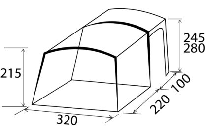 Tenda Trails HC AIRtech Brunner A.I.R. TECH MINIBUS AWNINGS - immagine 6