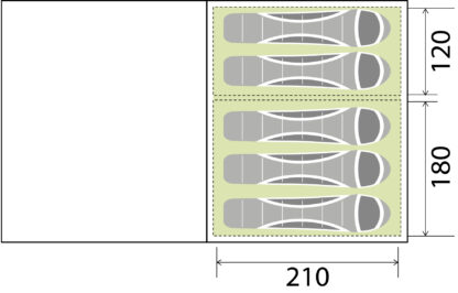 Tenda Bullet 5 AIRtech Brunner A.I.R. TECH FAMILY - immagine 11