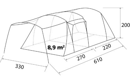 Tenda Bullet 5 AIRtech Brunner A.I.R. TECH FAMILY - immagine 9
