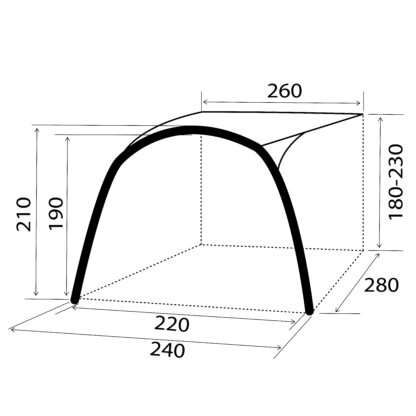 Tendalino Skia Campervan Brunner A.I.R. TECH SUN CANOPIES - immagine 4