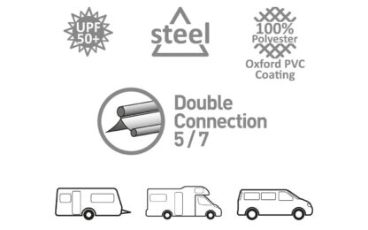 Telo ombra Sunny Van Roof Brunner CLASSIC SUN CANOPIES - immagine 10